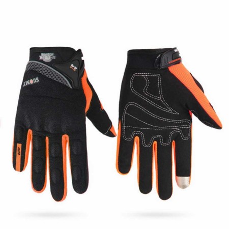 Suomy Motorcycle Riding Gloves – ORANGE